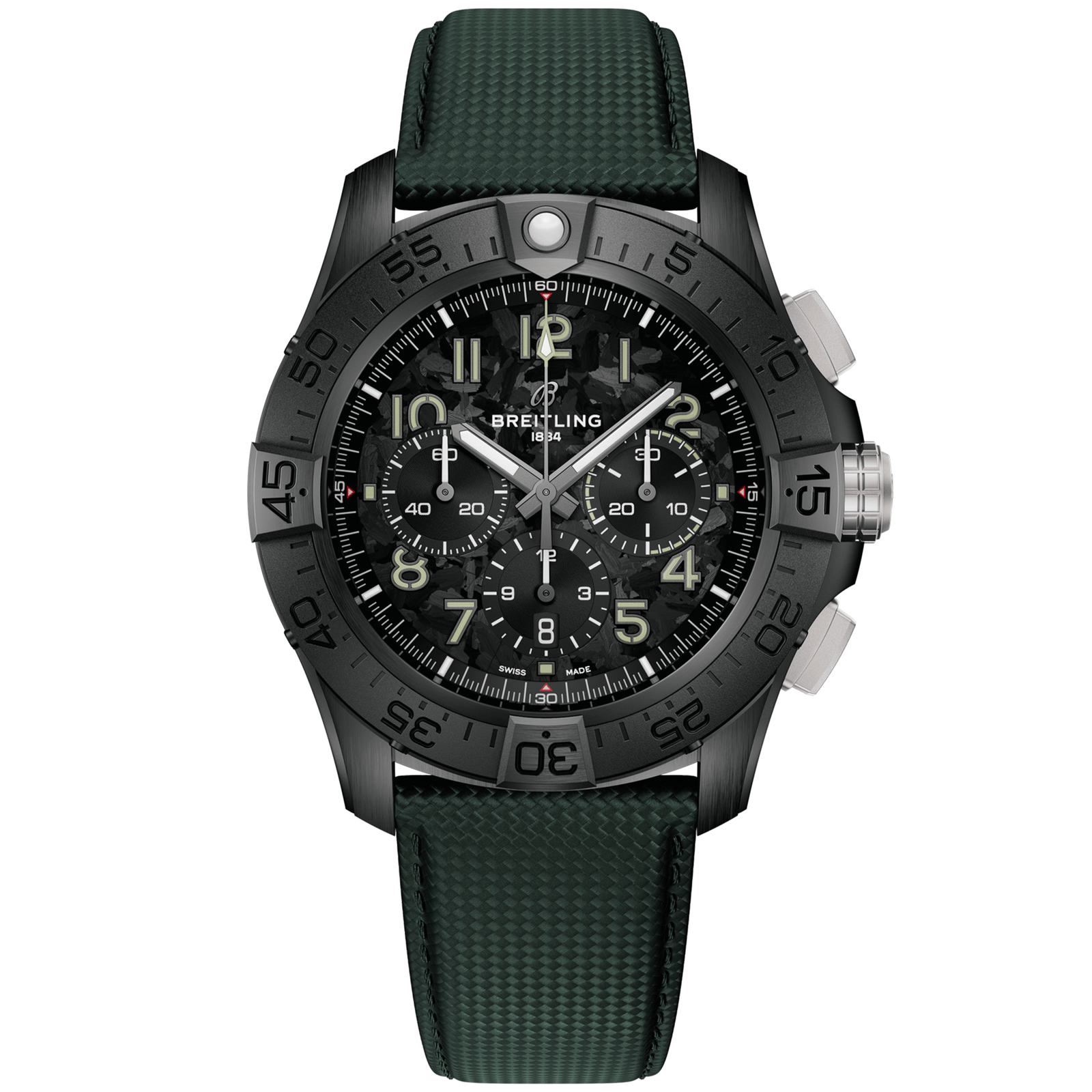 Avenger_SuperAvenger46_SB0148101B1X1_CeramicCarbonLeather_Soldier-scaled-1.png Super Avenger B01 Chronograph 46 Night Mission SB0148101B1X1 - Image 1
