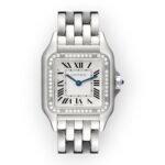 Cartier Panthere Small Steel Diamond Bezel Ladies Watch W4PN0007 - Image 3