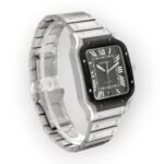 Cartier Santos Steel ADLC WSSA0037 Grey Dial Mens Watch - Image 5