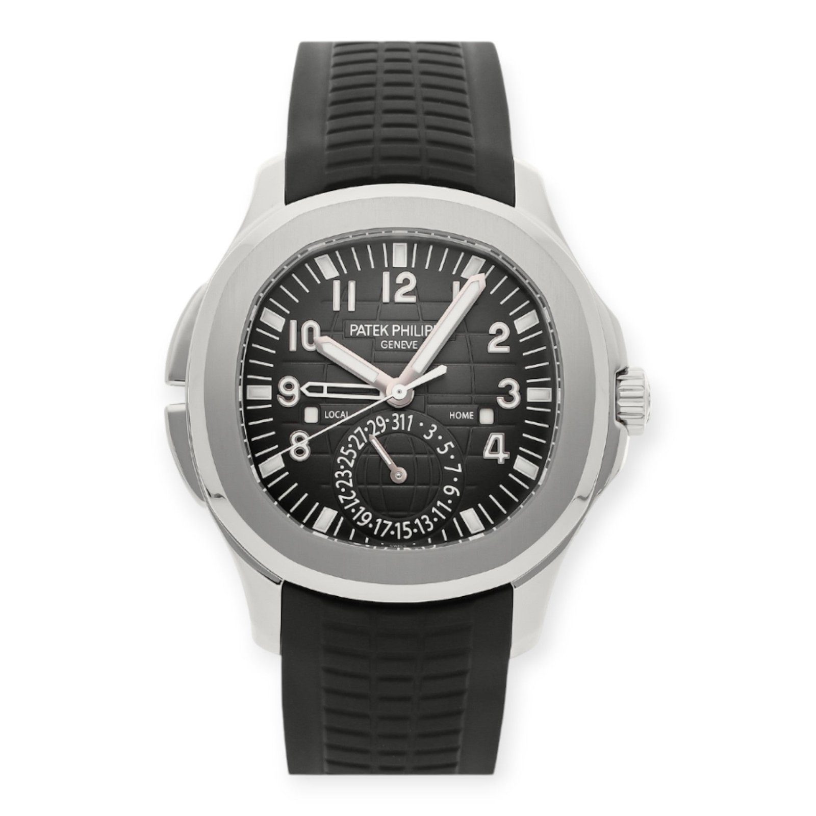 Pre-Owned-Patek-Philippe-Aquanaut-5164A-001-40_8MM-Black-Dial-With-Black-Strap-JD-Watches-NY.jpg Patek Philippe Aquanaut 5164A-001 40.8MM Black Dial With Black Strap - Image 1