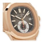 Patek Philippe Nautilus 5980R 40.5MM Black-Brown Dial With Leather Bracelet - Image 2