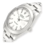 Rolex Datejust 41 White Dial 126300 Smooth Bezel  Steel Mens Watch - Image 3