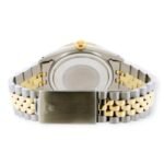 Rolex Datejust Diamond Watch, 36mm, Yellow Gold and Stainless Steel Bracelet White Dial w/ Diamond Bezel - Image 3