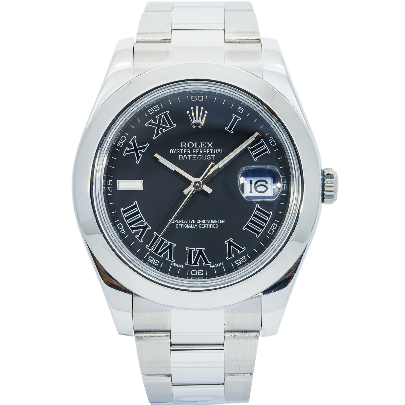Pre-Owned-Rolex-Datejust-II-116300-41mm-Stainless-Steel-Smooth-Bezel-Oyster-Bracelet-JD-Watches-NY.png Rolex Datejust II 116300 – 41mm Stainless Steel, Smooth Bezel, Oyster Bracelet - 图片 1