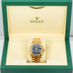 Rolex Day-Date 36mm 118235 Everose Gold Black Arabic Dial President Bracelet Men’s Watch (Year: 2000 to 2005) - Image 5