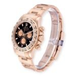 Rolex Daytona 116505 Black Dial Rose Gold Mens Watch - Image 4
