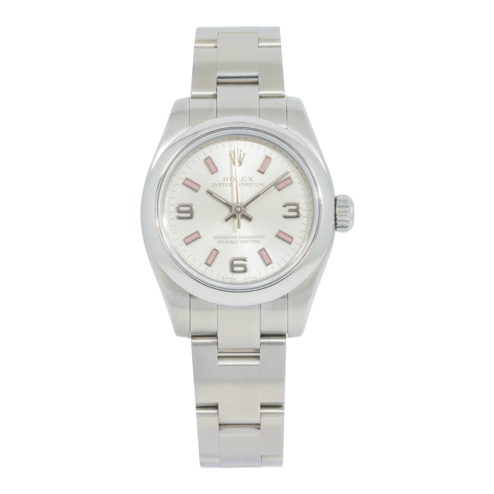 Pre-Owned-Rolex-Ladies-Oyster-Perpetual-26mm-176200-with-Oyster-Bracelet-JD-Watches-NY.png Rolex Ladies Oyster Perpetual 26mm 176200 with Oyster Bracelet - 图片 1