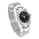 Rolex Oyster Perpetual 31 Midsize Black Dial Steel Ladies Watch - Image 3