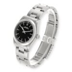 Rolex Oyster Perpetual 31 Midsize Black Dial Steel Ladies Watch - Image 4