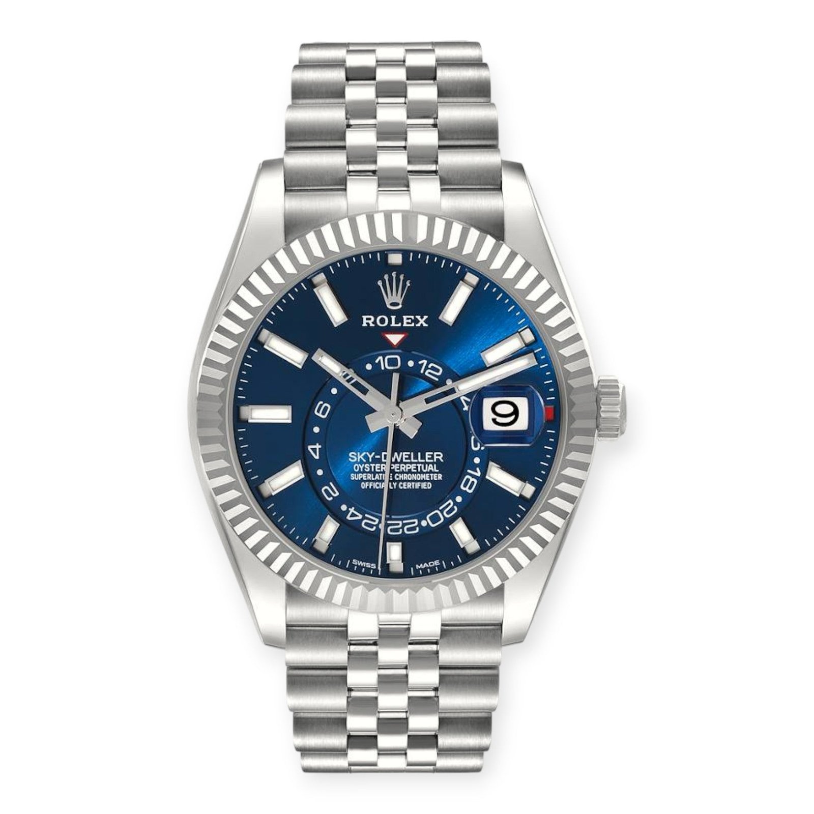 Pre-Owned-Rolex-Sky-Dweller-Stainless-Steel-Blue-Dial-Jubilee-Bracelet-326934-JD-Watches-NY.jpg Rolex Sky Dweller Stainless Steel Blue Dial Jubilee Bracelet 326934 - 图片 1