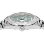 Rolex White Gold Day-Date 40 Watch Olive Green Roman Dial - President Bracelet 228239 - Image 3