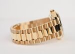 Rolex Day-Date 40 Yellow Gold Watch - Fluted Bezel - Green Roman Dial - President Bracelet - 228238 grrp - Image 4