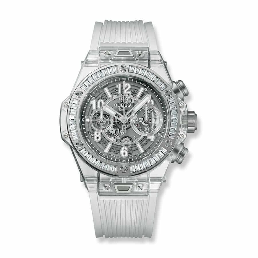 hublot-big-bang-unico-sapphire-baguettes-45mm-watch-411-jx-4802-rt-1904.jpg Hublot Big Bang Unico Sapphire Diamond 411.JX.4802.RT.1904 Luxury Clone Quality - Image 1